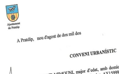 An agreement signed between the EUCC and the Town Hall to clarify the situation of the communal areas