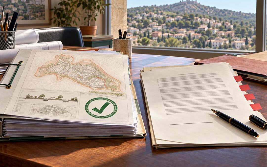 Plano de urbanización de Planes del Rei aprobado junto a un convenio que quedó sin firmar
