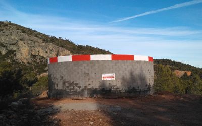 Nuestro consejal nos da parte del avanzado del proyecto de renovación del depósito de agua