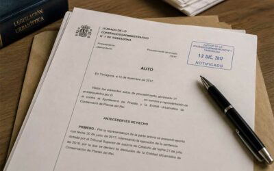 12 december 2017: de rechtbank beveelt de uitvoering van de ontbinding van de EUCC van Planas del Rey