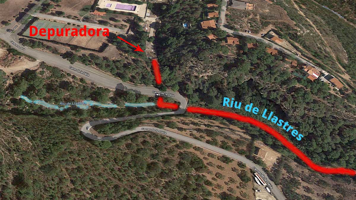 Vandellos, L’Hospitalet de l’Infant, rivière du Llastres