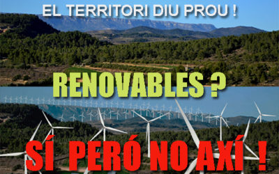 Mobilisations contre les installations d’énergies renouvelables dans la région de Tarragone